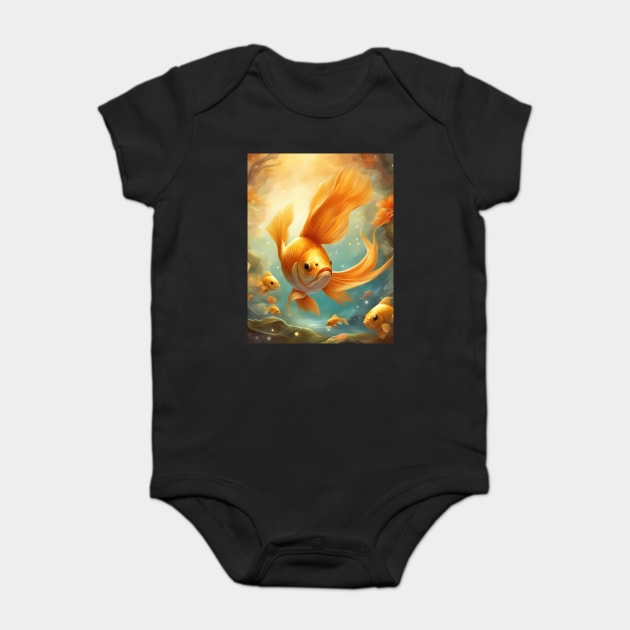 deep sea destiny Baby Bodysuit by animegirlnft
